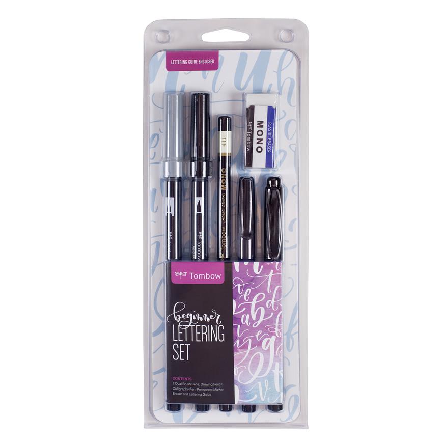 PLUMON TOMBOW SET CALIGRAFIA MARCADORES Y ESTILOG 56190