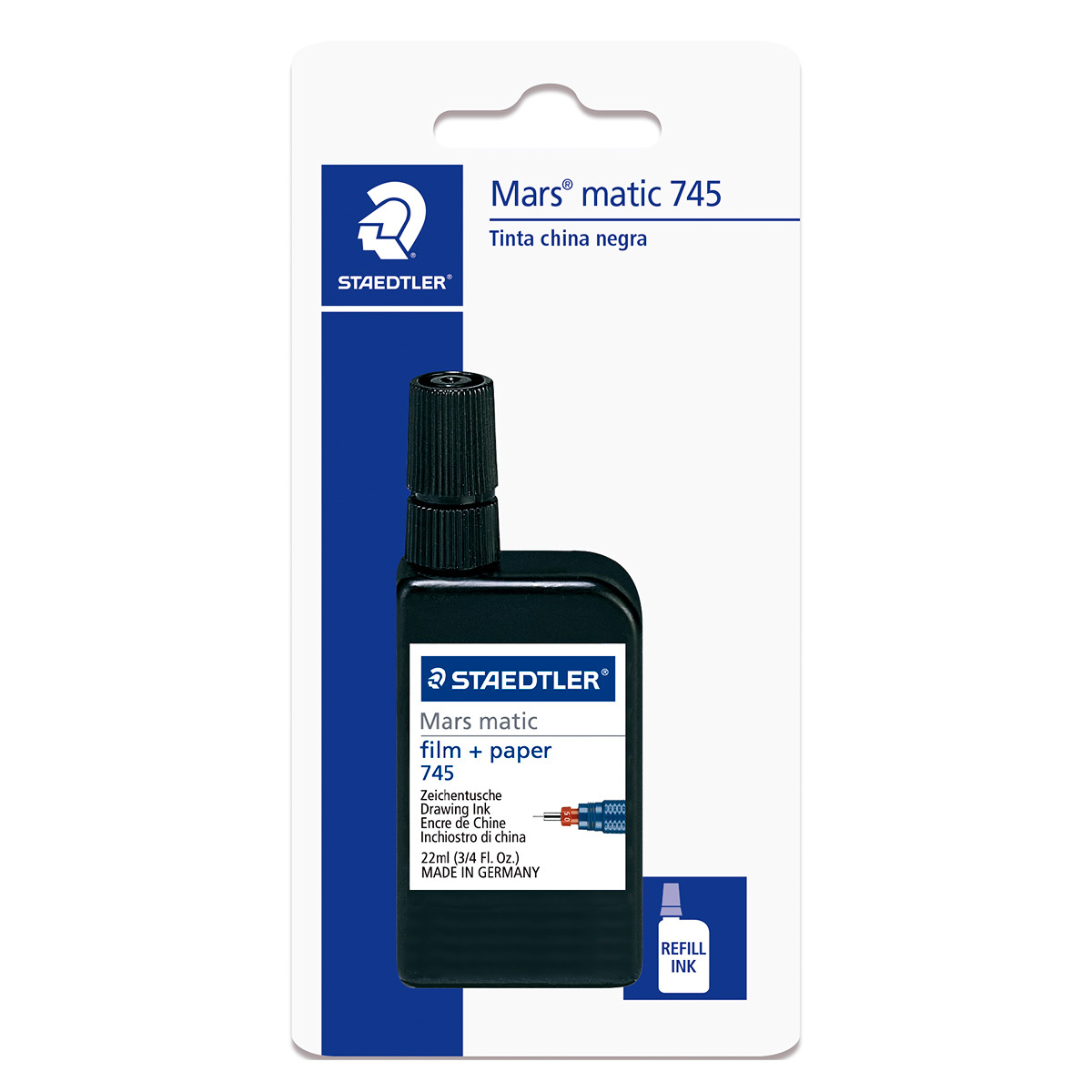 TINTA CHINA STAEDTLER 23ML COLOR SURT.