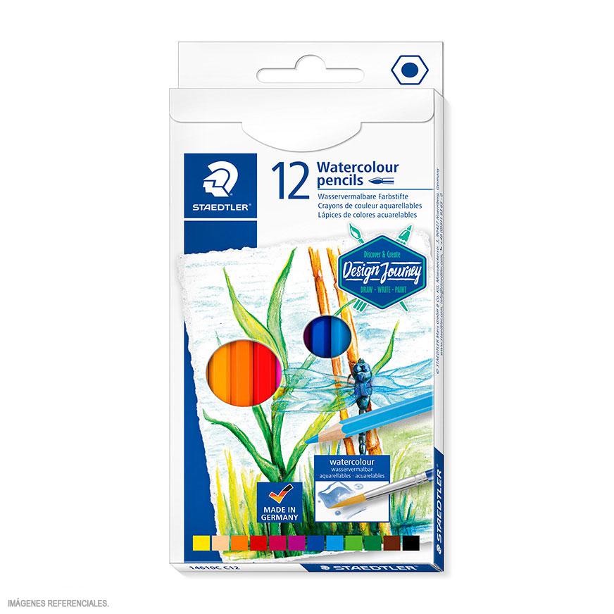 COLORES STAEDTLER ACUARELABLES X 12