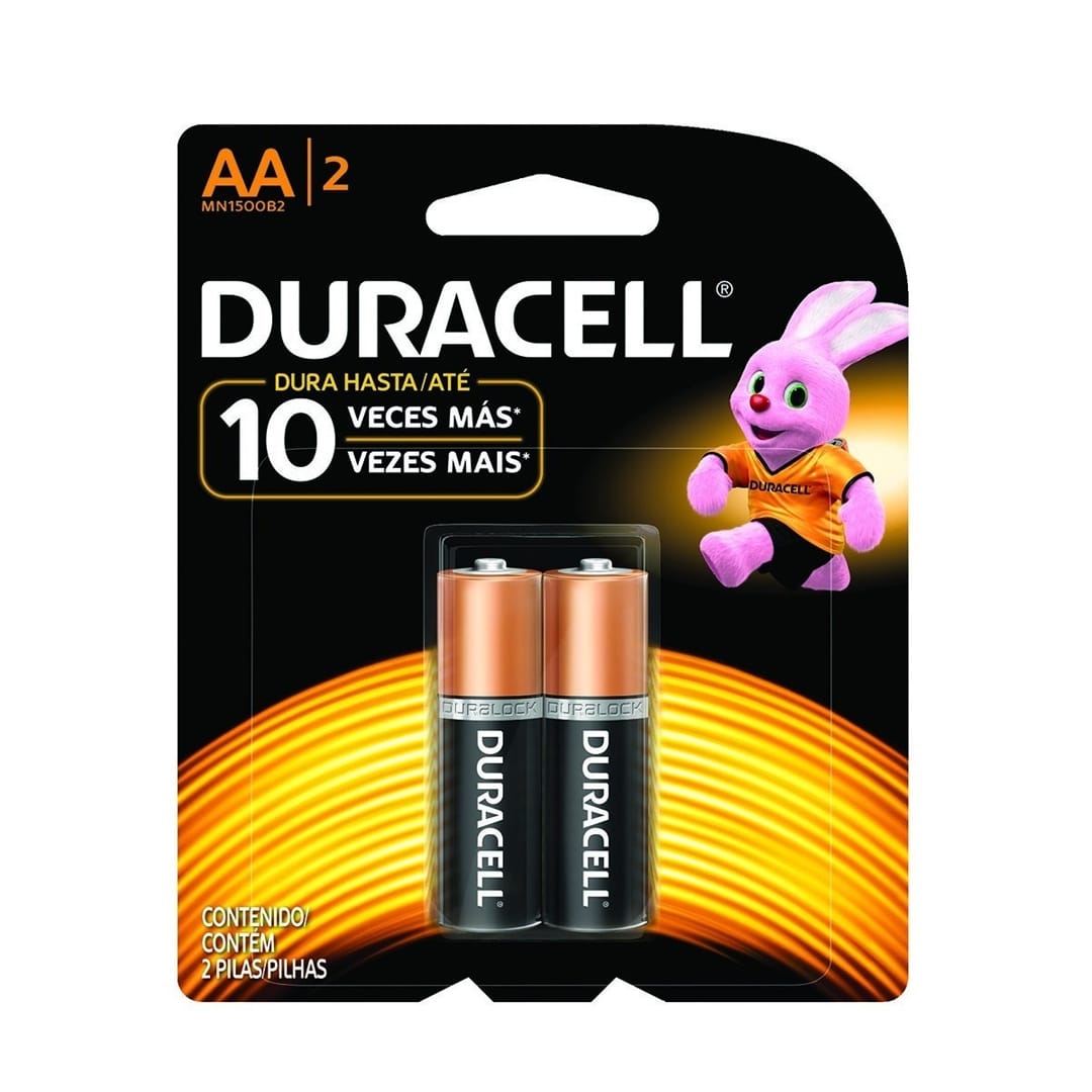 PILAS DURACELL AA PACKX2