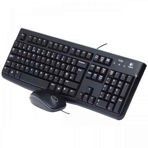 TECLADO LOGITECH + MOUSE MK120 USB SP BLACK (920-004428)