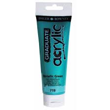 ACRILICO GRADUATE 120ML METALLIC GREEN