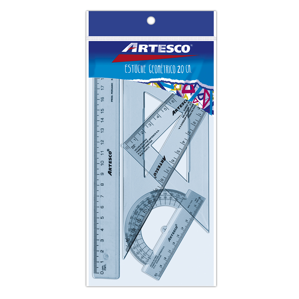 ESCUADRA ESCOLAR ARTESCO 20CM