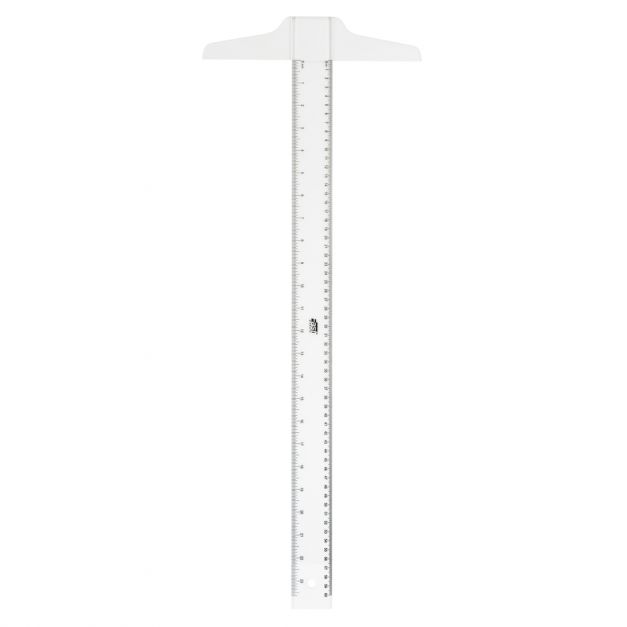 REGLA T 60CM KM C/DOBLE BISEL