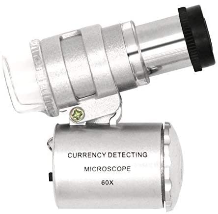 LUPA MINI MICROSCOPICO 9882 60X