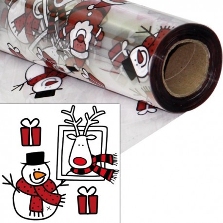 PAPEL CELOFAN NAVIDEÑO