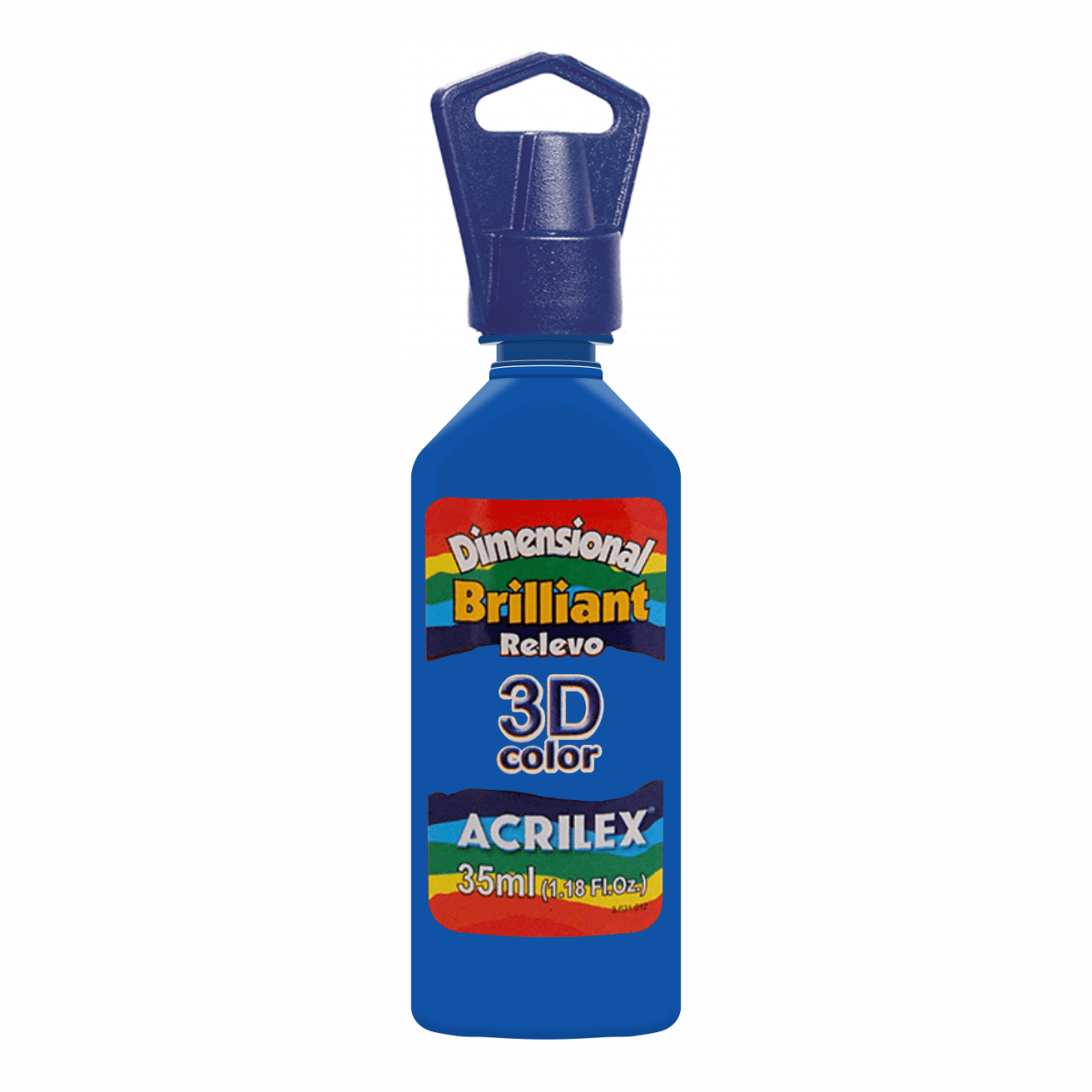 PINTURA ACRILEX BRILLANTE DIMENSIONAL 3D 35ML 505 AMARILLO ORO