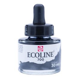 ACUARELA ECOLINE 30ML 700 NEGRO CON PIPETA