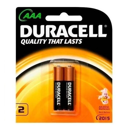 PILAS DURACELL AAA PACKX2