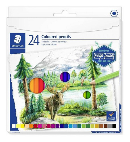 COLORES STAEDTLER ACUARELABLES X 24 (CJA CARTON) 14610C C24