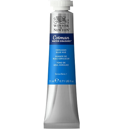 ACUARELA COTMAN AZUL CERULEO 21ML W&N 139